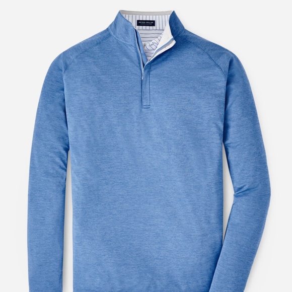 Peter Millar Men's XXL Crown Crafted Stealth Performance Quarter Zip MSRP $135 - Picture 1 of 6